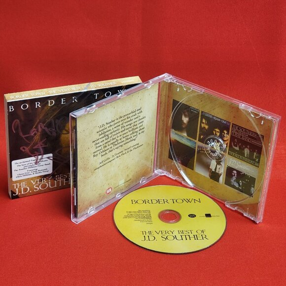 Border Town The Very Best of JD Souther CD Signed 1991 - Picture 6 of 8